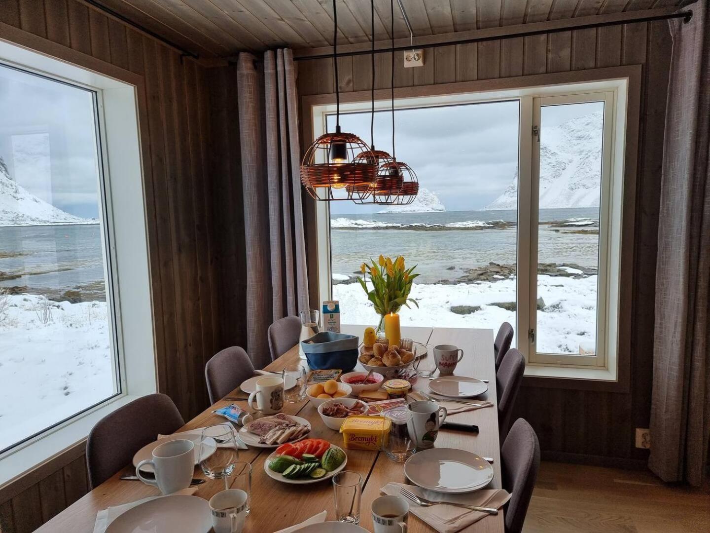 Magic Views And Walking Distance To Best Beaches Leknes Exterior foto